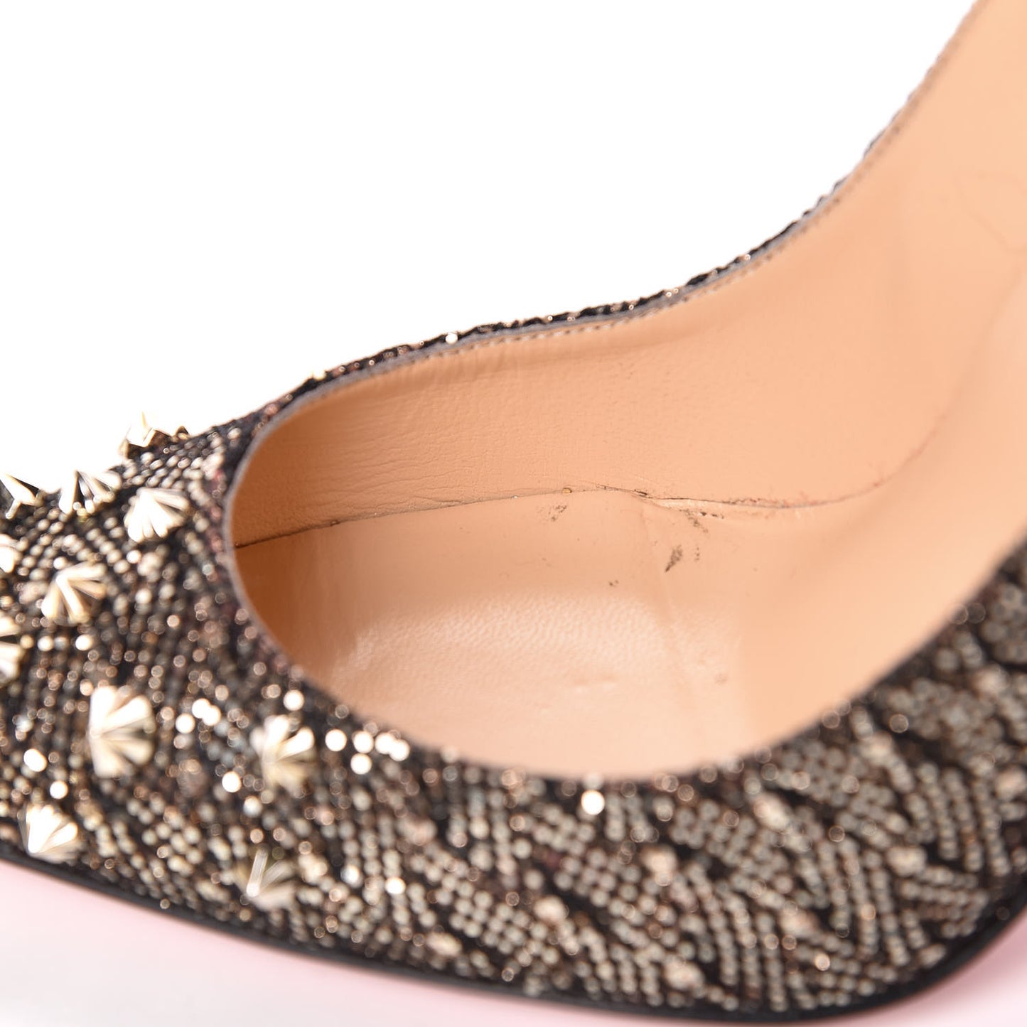Glitter Palace Drama 100 Pumps 39 Platine White