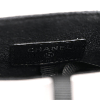Chanel Lambskin Quilted Chain Around Phone Holder Grey 6 of 15