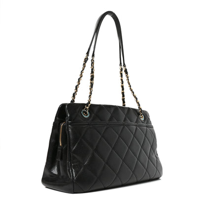 Chanel Caviar Quilted Timeless CC Soft Tote Black 2 of 10