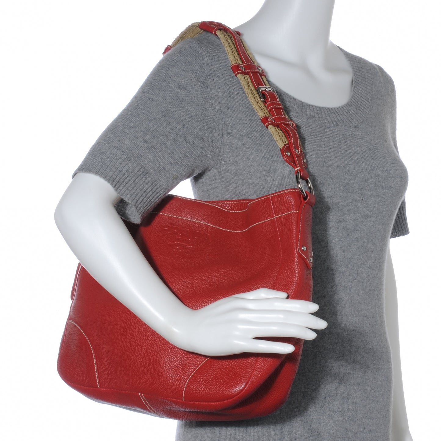 Vitello Daino Hobo Rosso