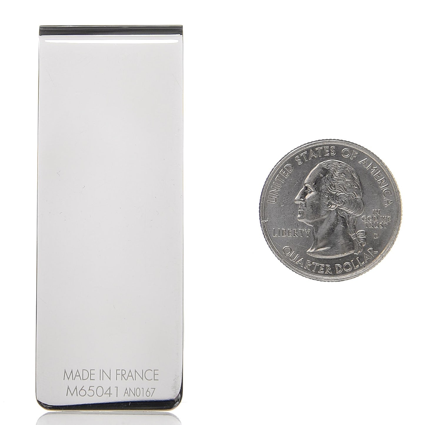 Metal Champs Elysees Money Clip Silver