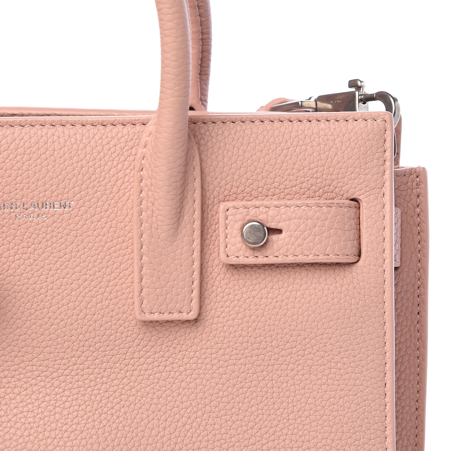 Saint Laurent Grained Calfskin Nano Sac De Jour Souple Nude 8 of 10