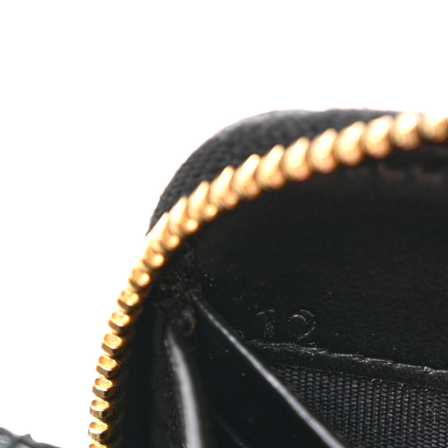 Vitello Move Triangle Logo Zip Coin Purse Black
