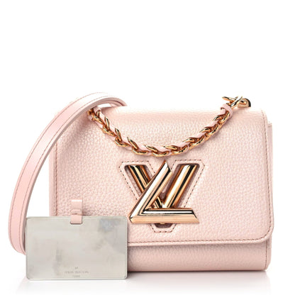Louis Vuitton Iridescent Grained Calfskin Summer Splash Twist PM Pink 2 of 10