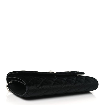 Versace Velvet Quilted Medusa Wallet On Chain Black 4 of 9
