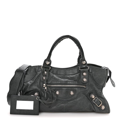 Balenciaga Agneau Giant 21 Silver Hardware Part Time Anthracite 3 of 11