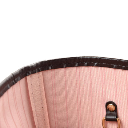 Louis Vuitton Damier Ebene Neo Neverfull MM Rose Ballerine 8 of 14