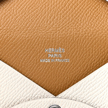 Hermes Epsom Verso Calvi Card Case Nata Sesame 6 of 8