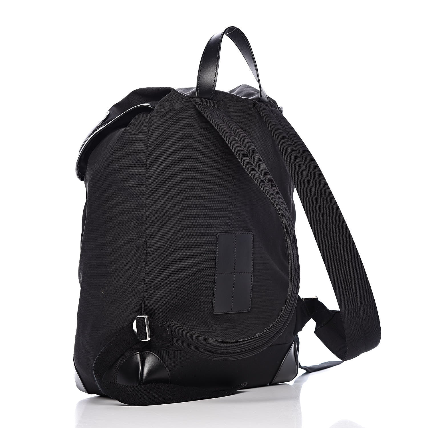 Givenchy Nylon Calfskin Rider Backpack Black 3 of 21