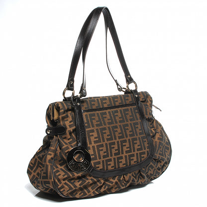 Fendi Zucca Large Chef Shopper Tote Tobacco 9 of 11