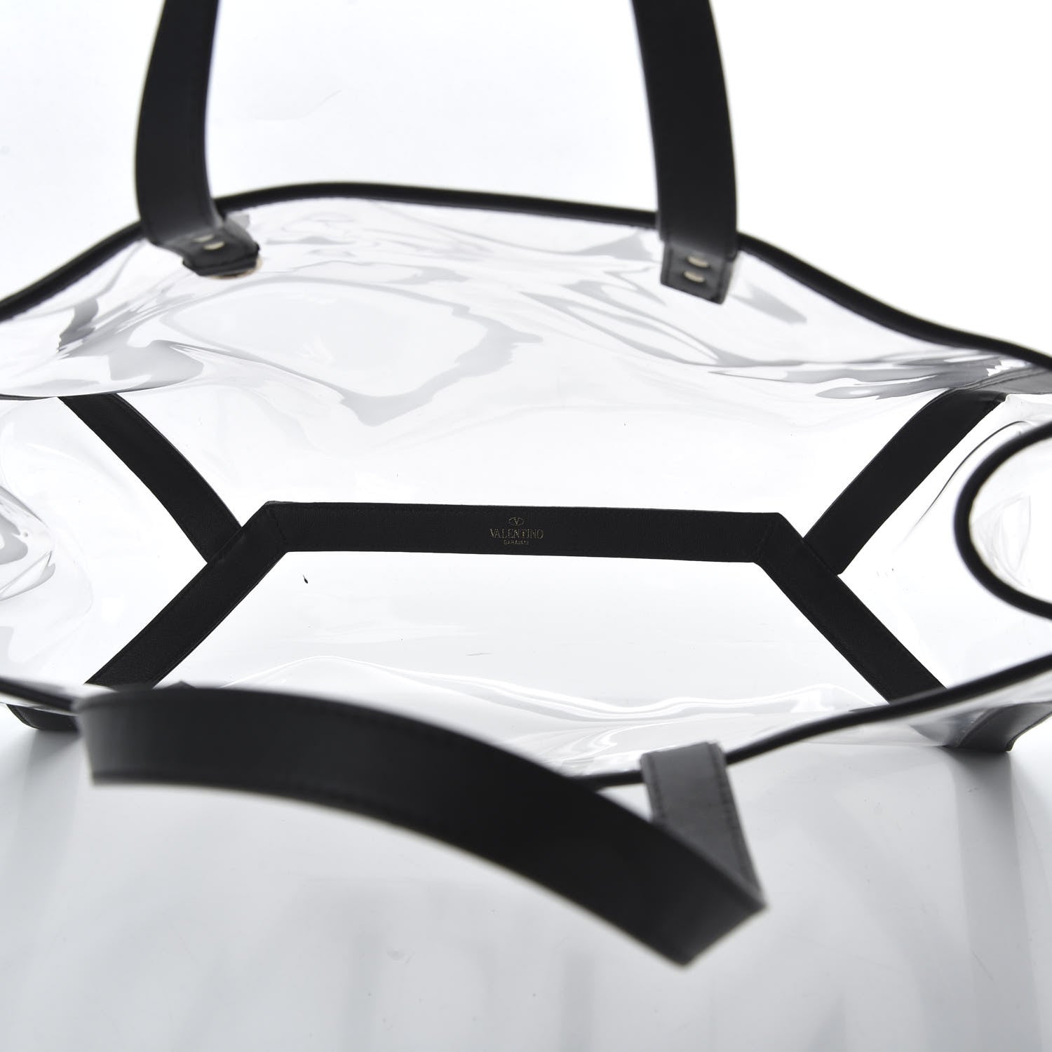 Valentino Garavani Plexy VLTN Shopping Bag Transparent 6 of 9