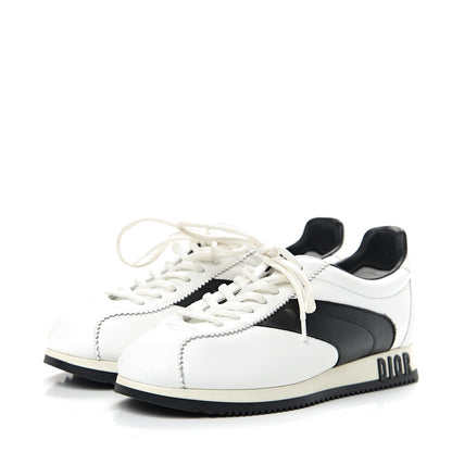 Christian Dior Calfskin Mix Diorun Sneakers 37.5 Optic White 3 of 13