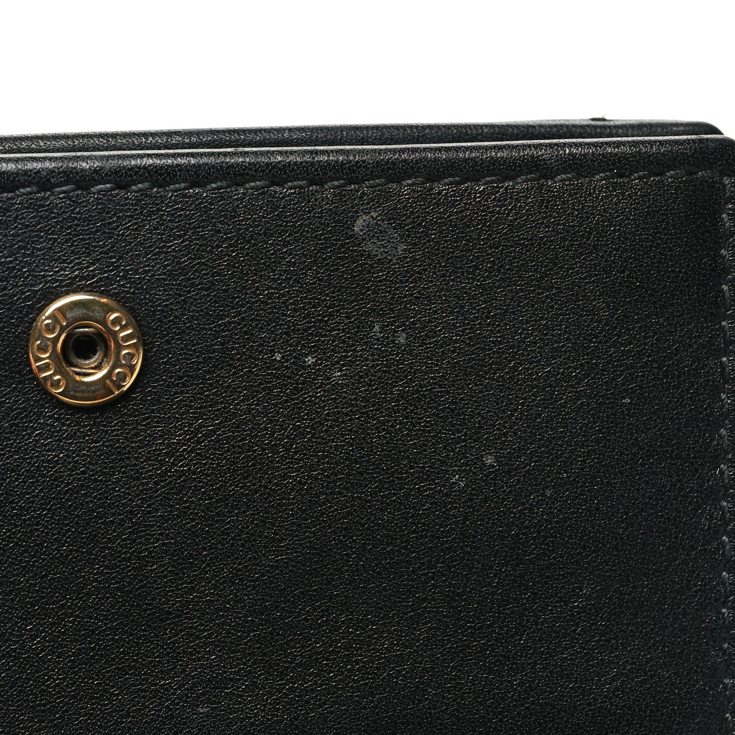 Calfskin Matelasse GG Marmont Card Case Black