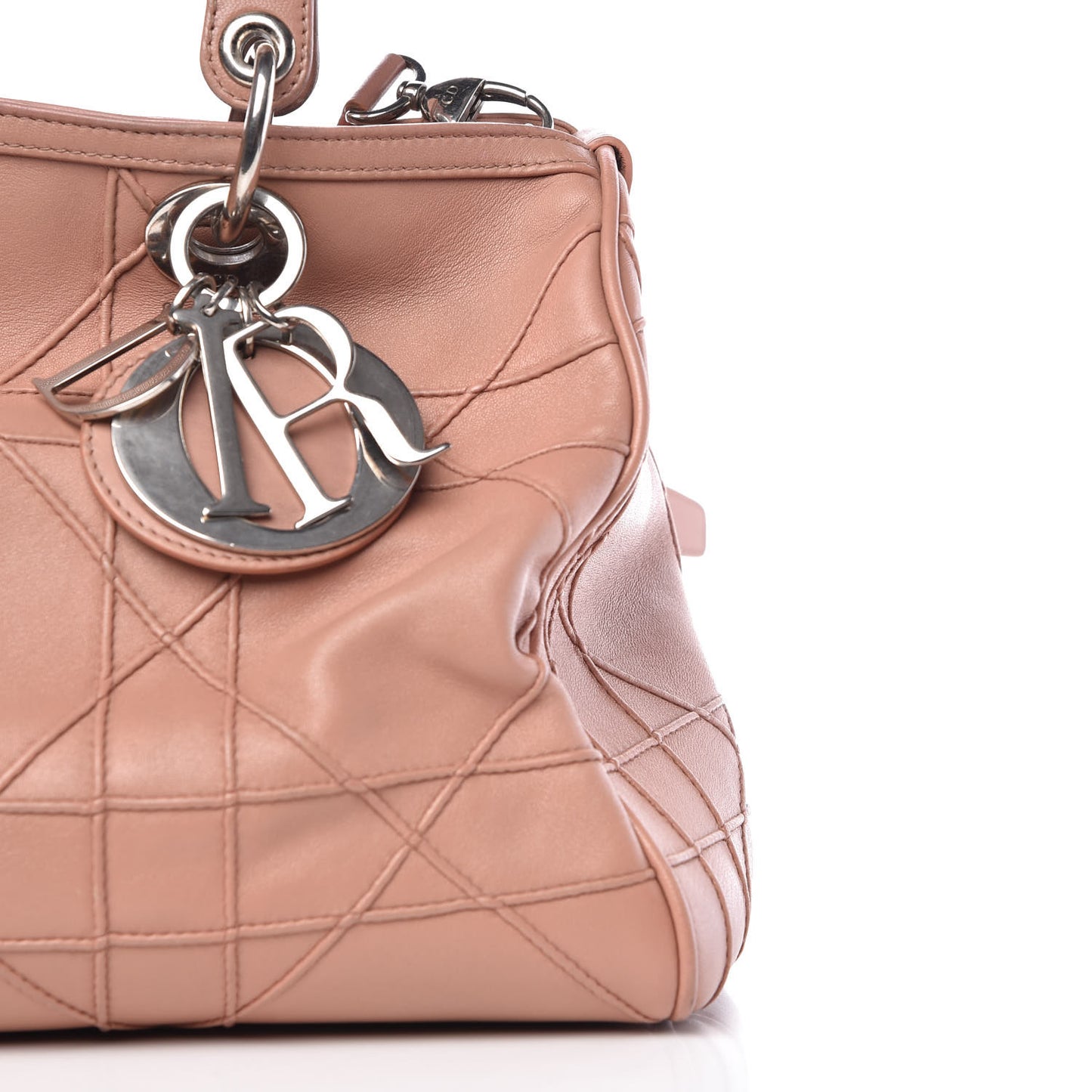 Lambskin Cannage Granville Polochon Bois de Rose