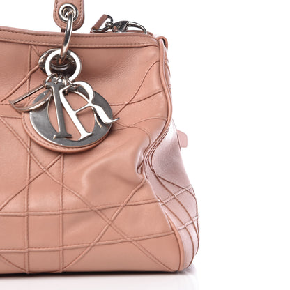 Christian Dior Lambskin Cannage Granville Polochon Bois de Rose 16 of 17