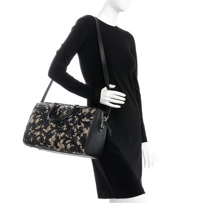 Gucci GG Supreme Monogram Arabesque Medium Boston Black 2 of 8