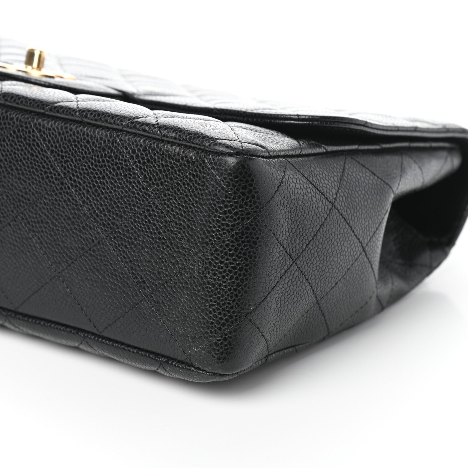 Chanel Caviar Quilted Jumbo Single Flap Black 9 of 9