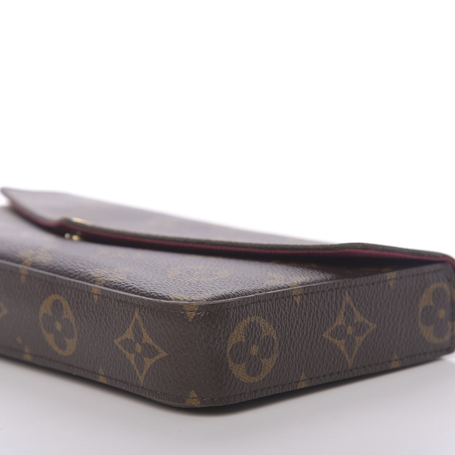 Louis Vuitton Monogram Pochette Felicie Chain Wallet Fuchsia 8 of 10
