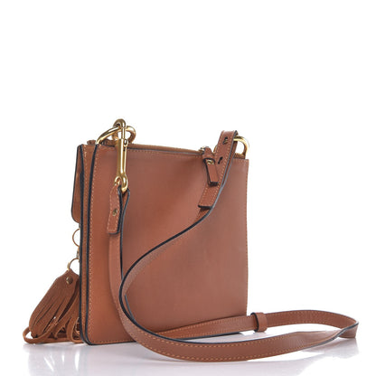 Chloe Calfskin Suede Small Jane Fringe Bag Caramel 3 of 8
