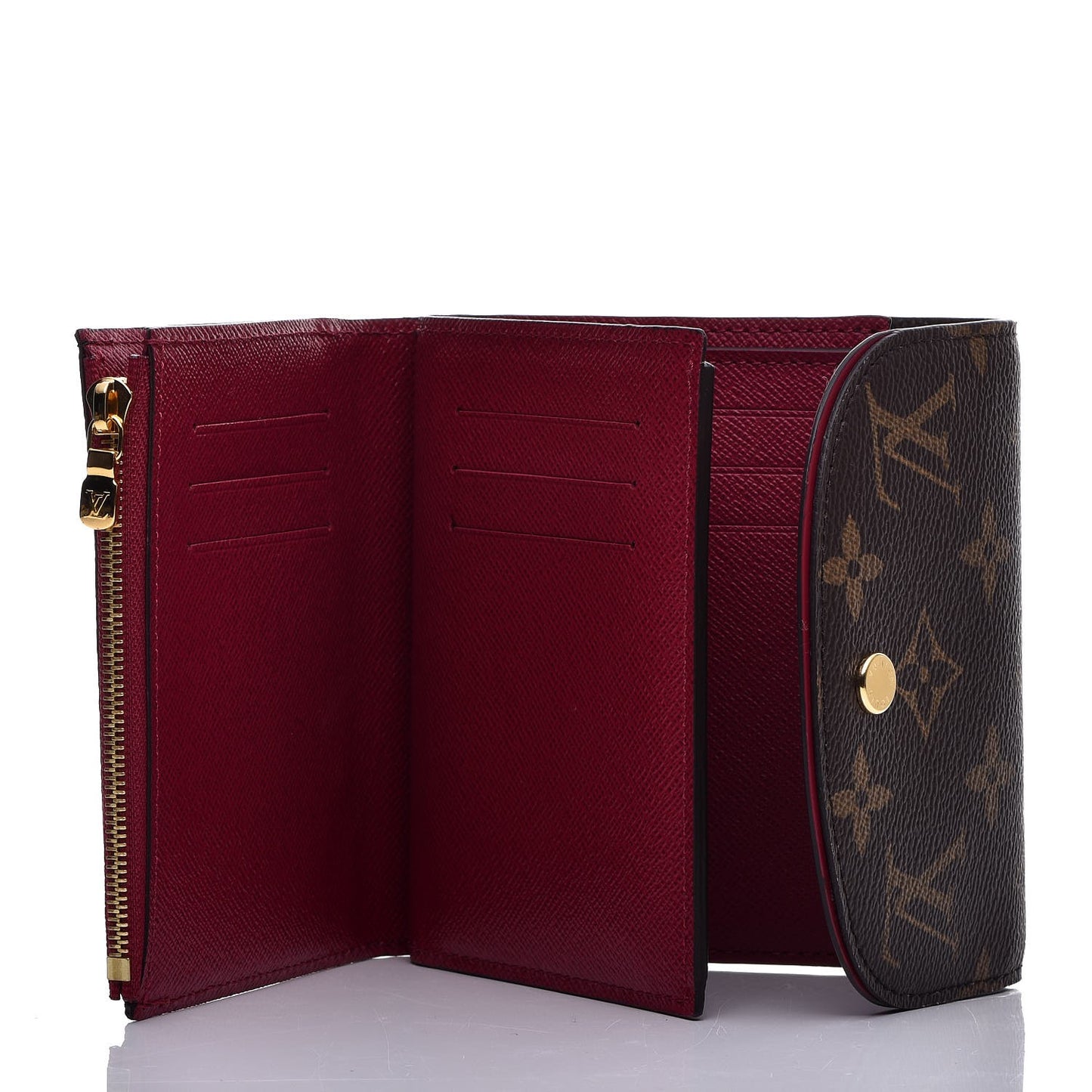 Monogram Ariane Compact Wallet Fuchsia