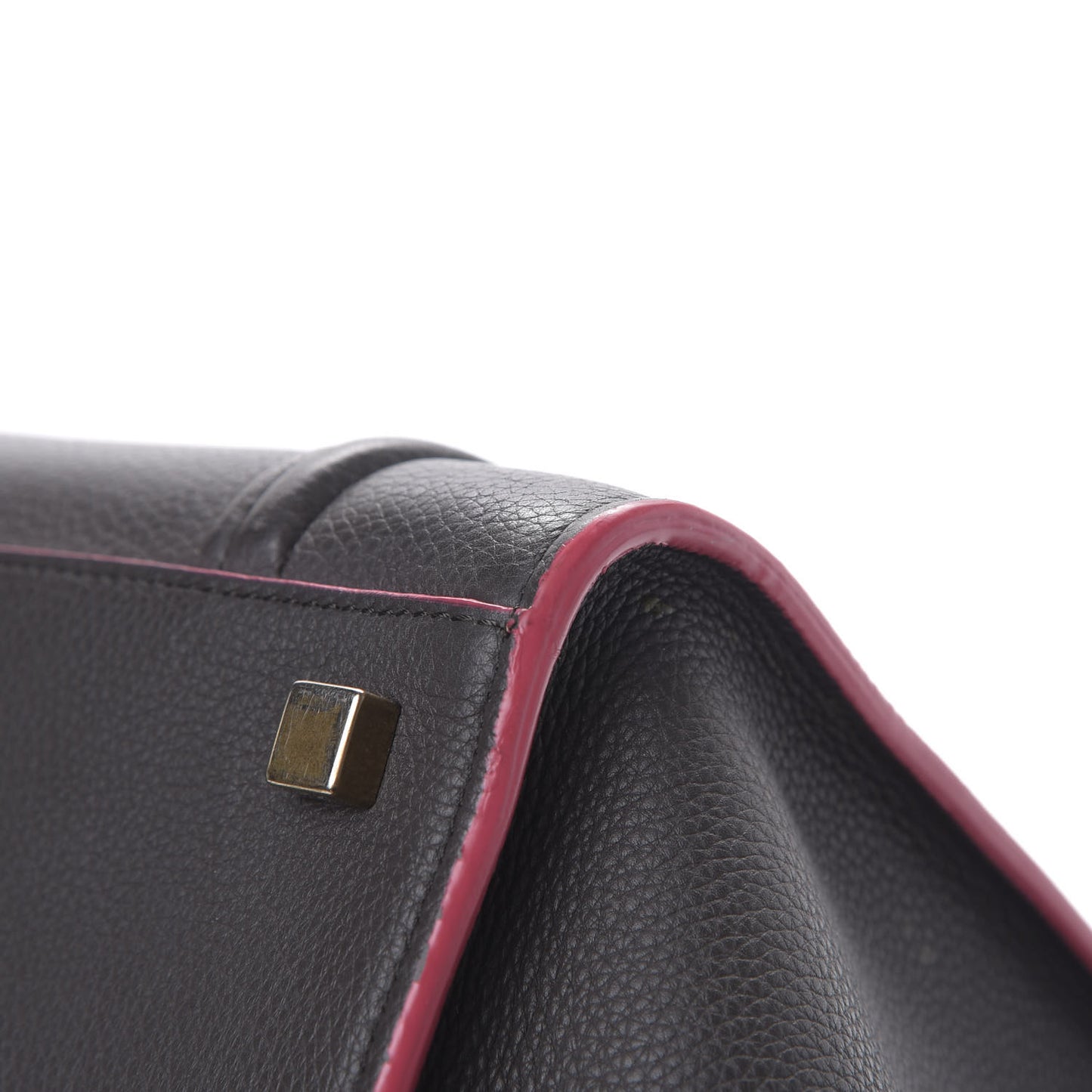 Baby Grained Calfskin Medium Phantom Luggage Dark Taupe