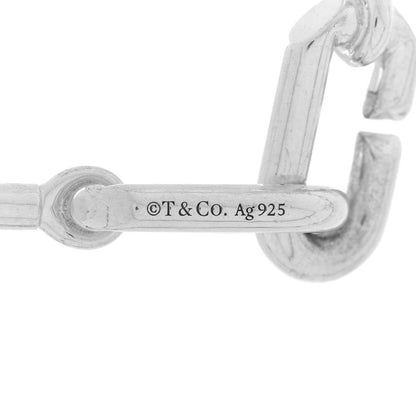 Tiffany Sterling Silver Pearl HardWear Lock Necklace 6 of 6