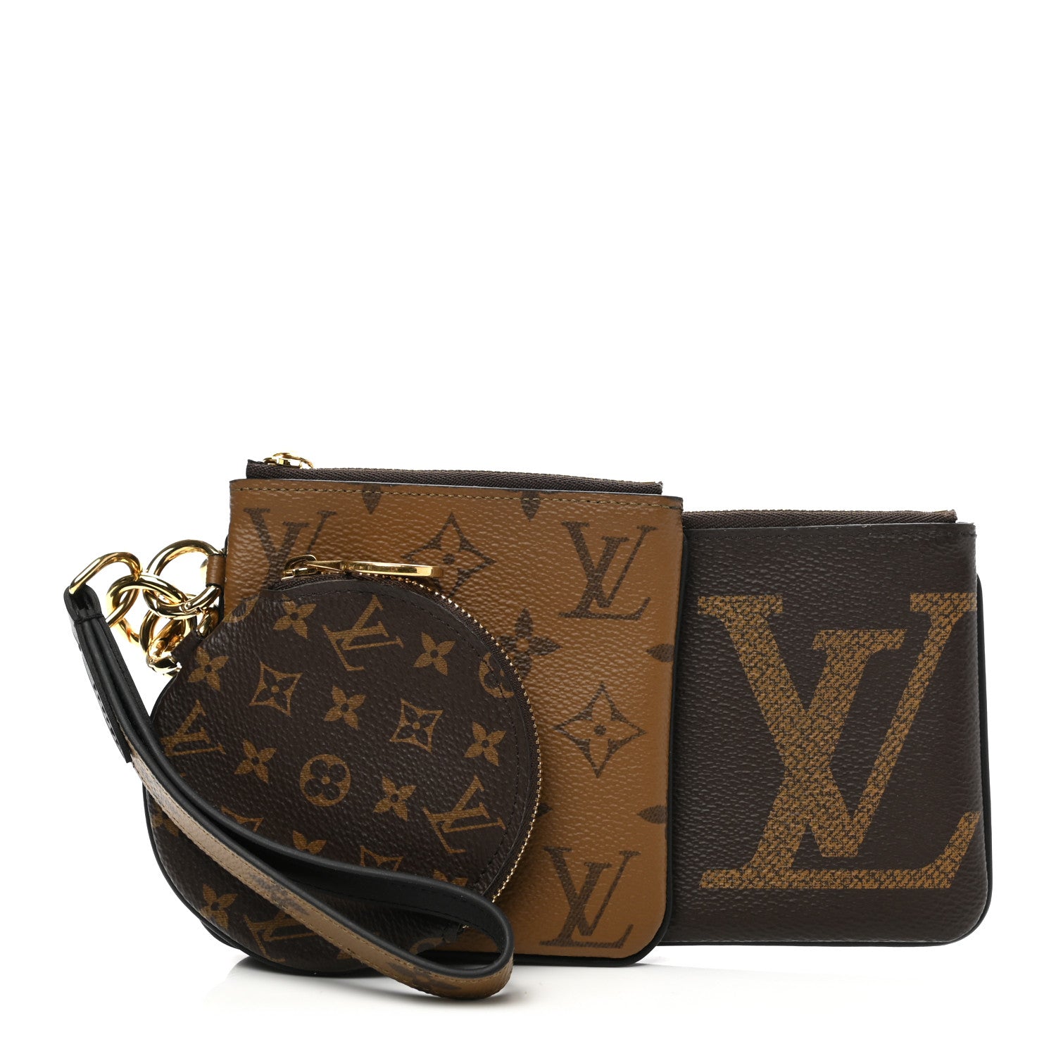 Louis Vuitton Reverse Monogram Giant Trio Pouch 1 of 9