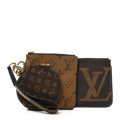 Louis Vuitton Reverse Monogram Giant Trio Pouch 1 of 9