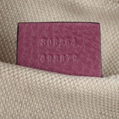 Gucci Pebbled Calfskin Small Soho Disco Bag Peonia Flower 7 of 7
