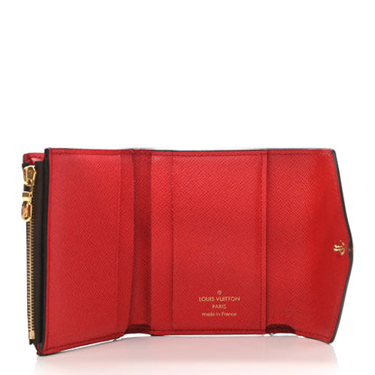 Louis Vuitton Damier Ebene Zoe Wallet Coquelicot 5 of 17