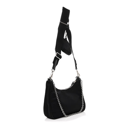 Prada Nylon Re-Edition 2005 Shoulder Bag Black 3 of 11