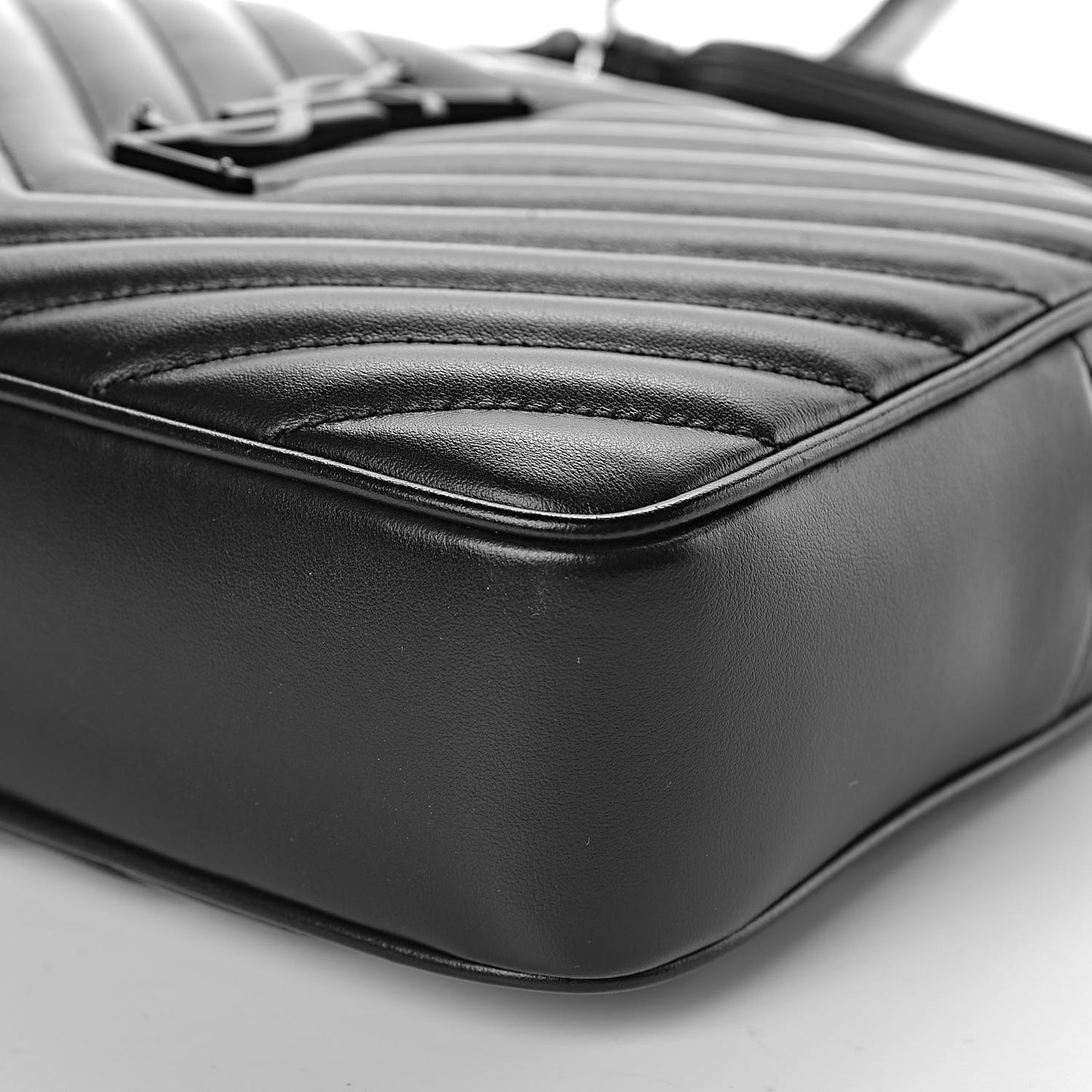 Calfskin Matelasse Monogram Lou Camera Bag Black