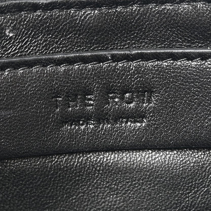 The Row Calfskin Pouch Wristlet Black 6 of 9