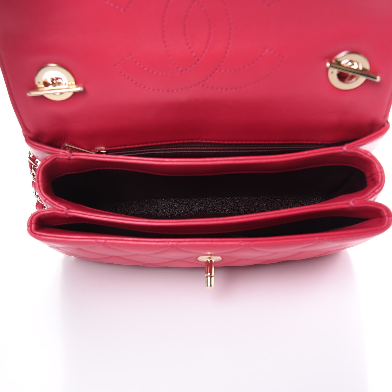 Chanel Lambskin Quilted Small Trendy CC Flap Dual Handle Bag Pink 5 of 10