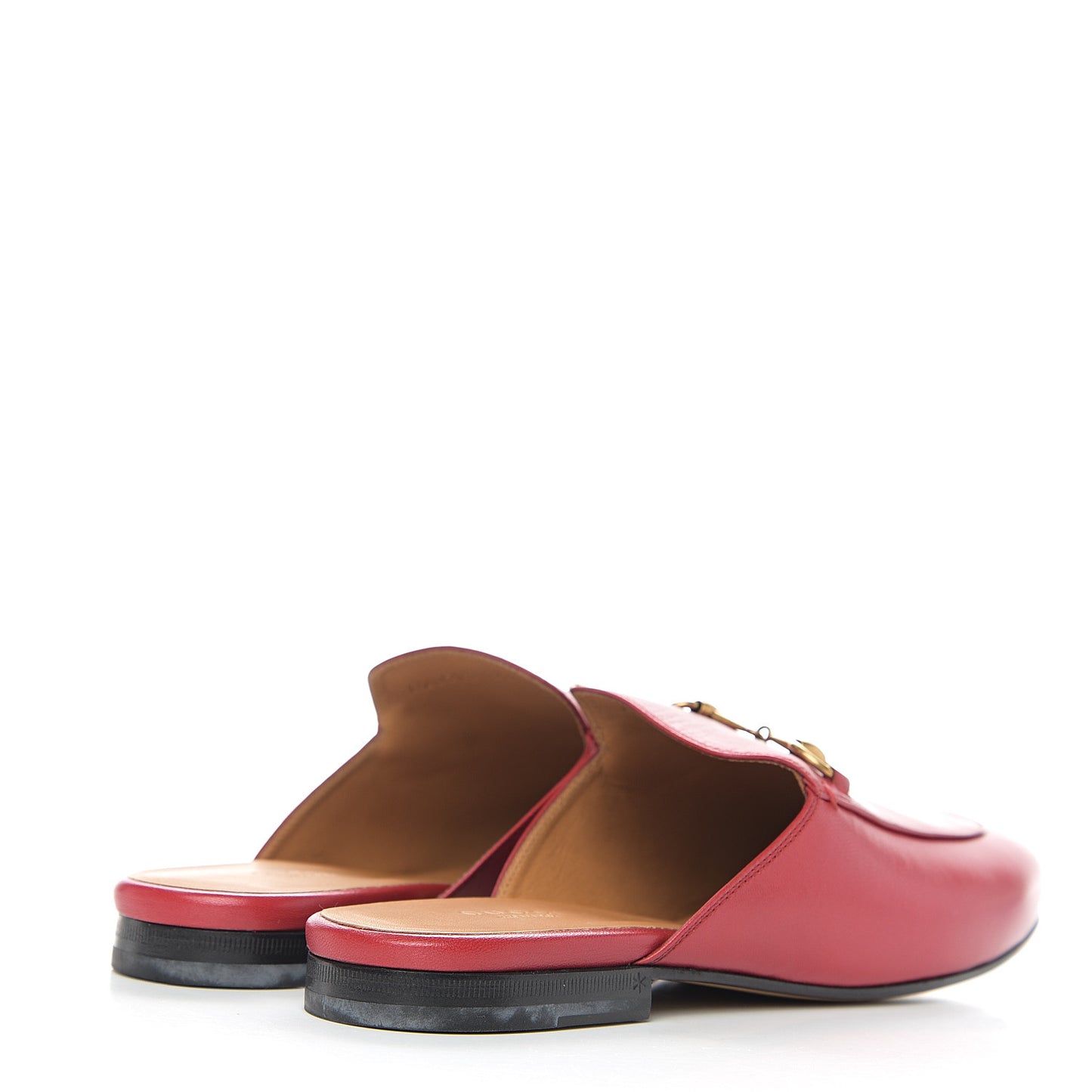 Malaga Kid Womens Princetown Slippers 39.5 Hibiscus Red