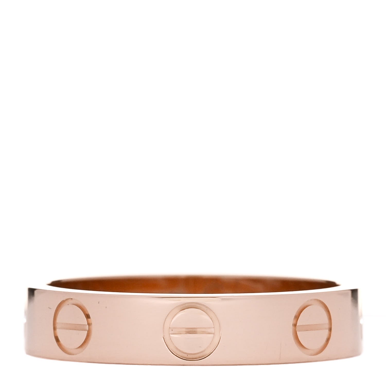 Cartier 18K Pink Gold 3.5mm LOVE Wedding Band Ring 48 4.5 1 of 6