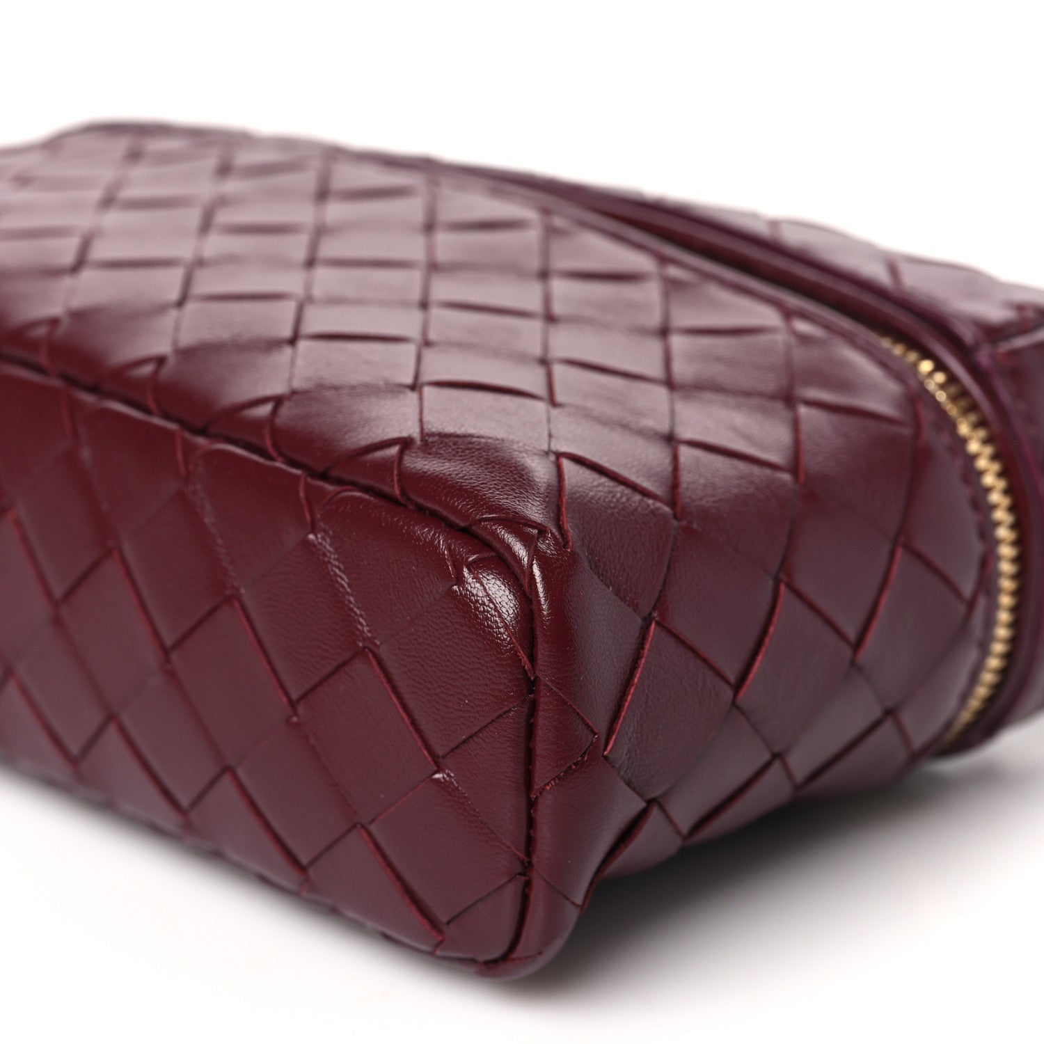 Bottega Veneta Nappa Intrecciato Bang Bang Vanity Case Barolo 10 of 13