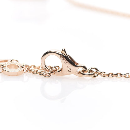 Bulgari 18K Rose Gold Diamond B.Zero1 Legend Pendant Necklace 4 of 8
