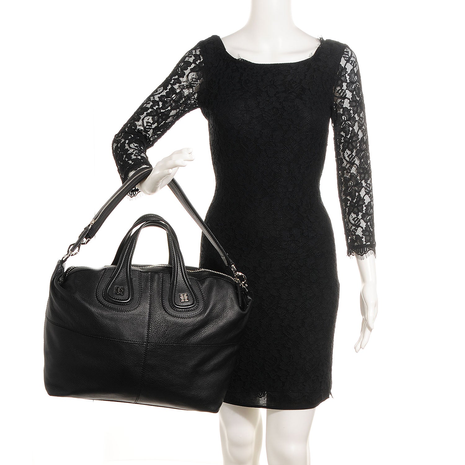 Givenchy Sugar Goatskin Medium Nightingale Black 2 of 9