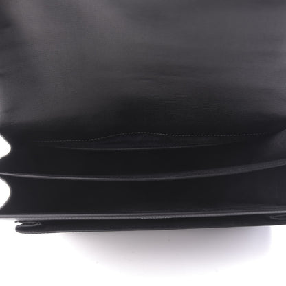 Saint Laurent Calfskin Large Monogram Sunset Black 5 of 9