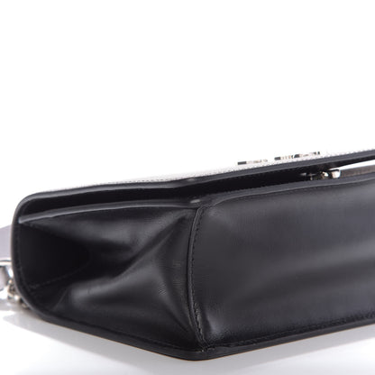 Prada Metallic Saffiano Soft Chain Shoulder Bag Silver 7 of 9