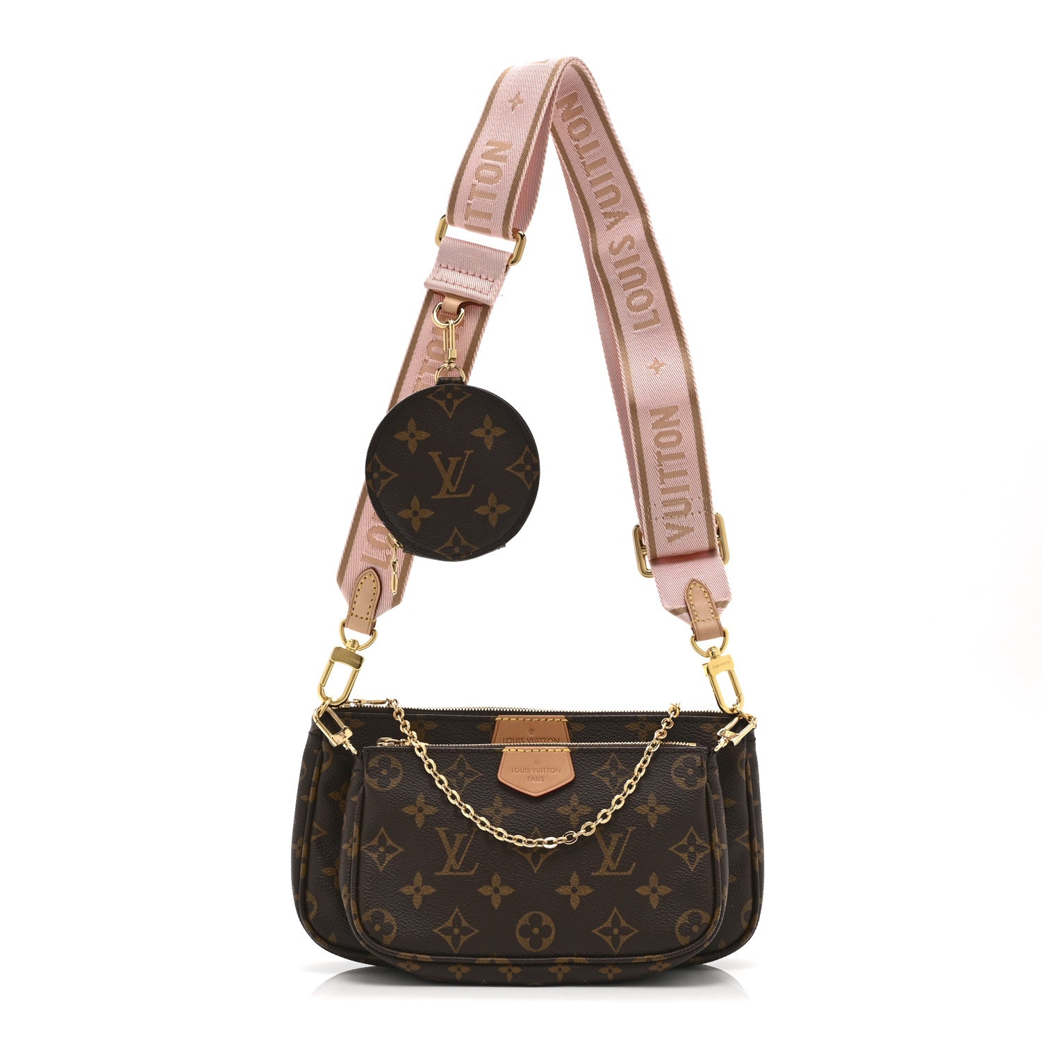Louis Vuitton Monogram Multi Pochette Accessories Rose Clair 1 of 12
