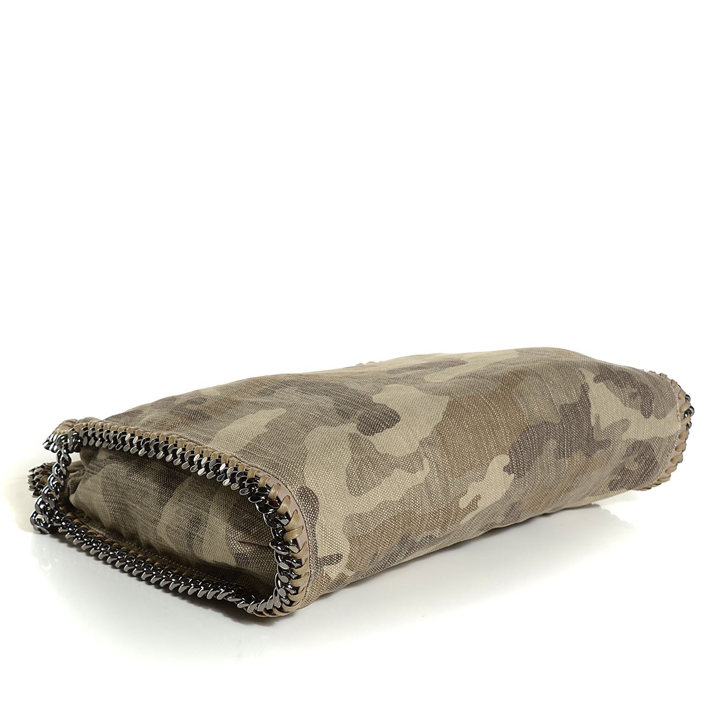Denim Falabella Fold Over Tote Sand
