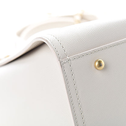 Chanel Caviar Small Studded Deauville Tote Ivory 9 of 12
