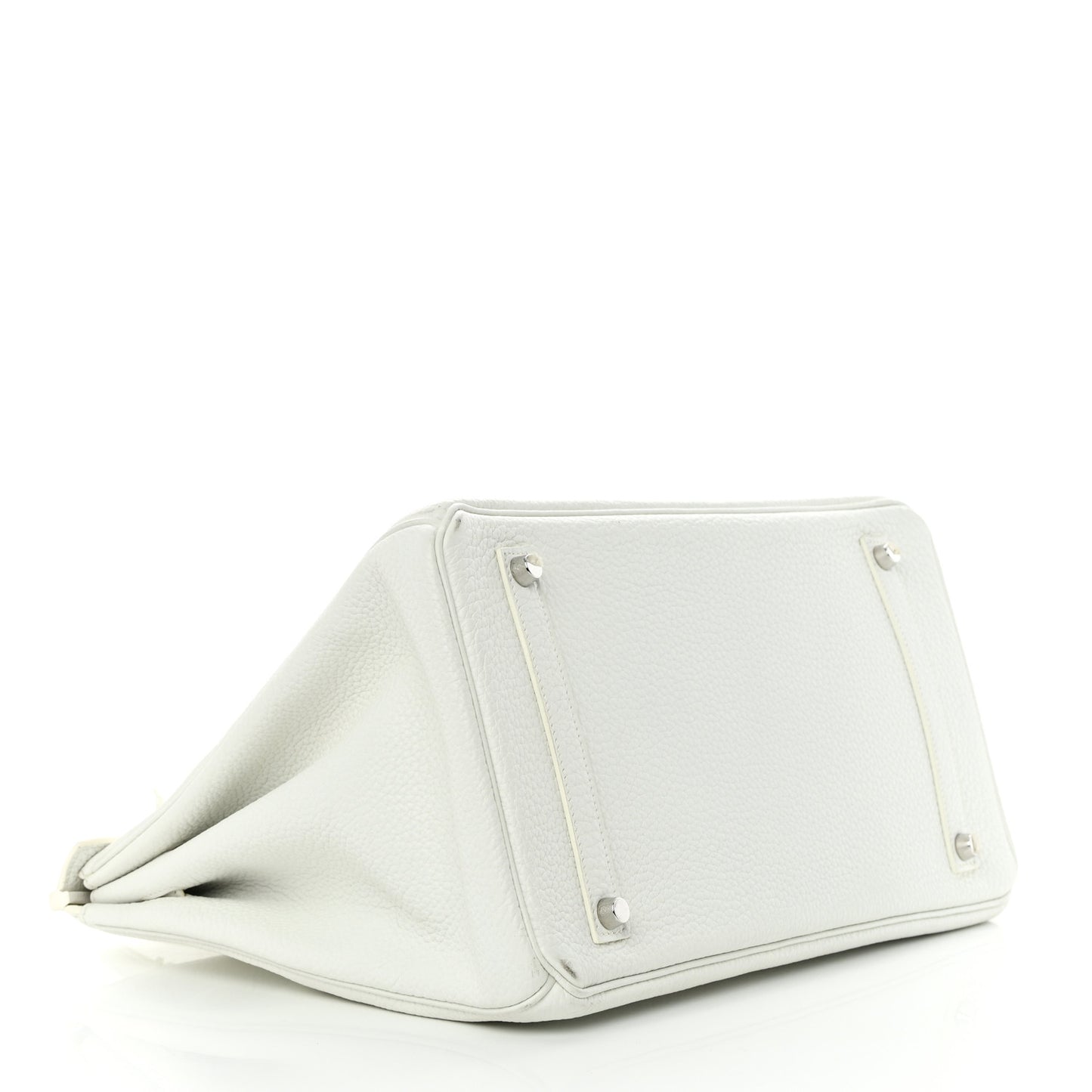 Taurillon Clemence Birkin 35 White