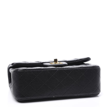 Chanel Caviar Quilted Mini Rectangular Flap Black 3 of 9