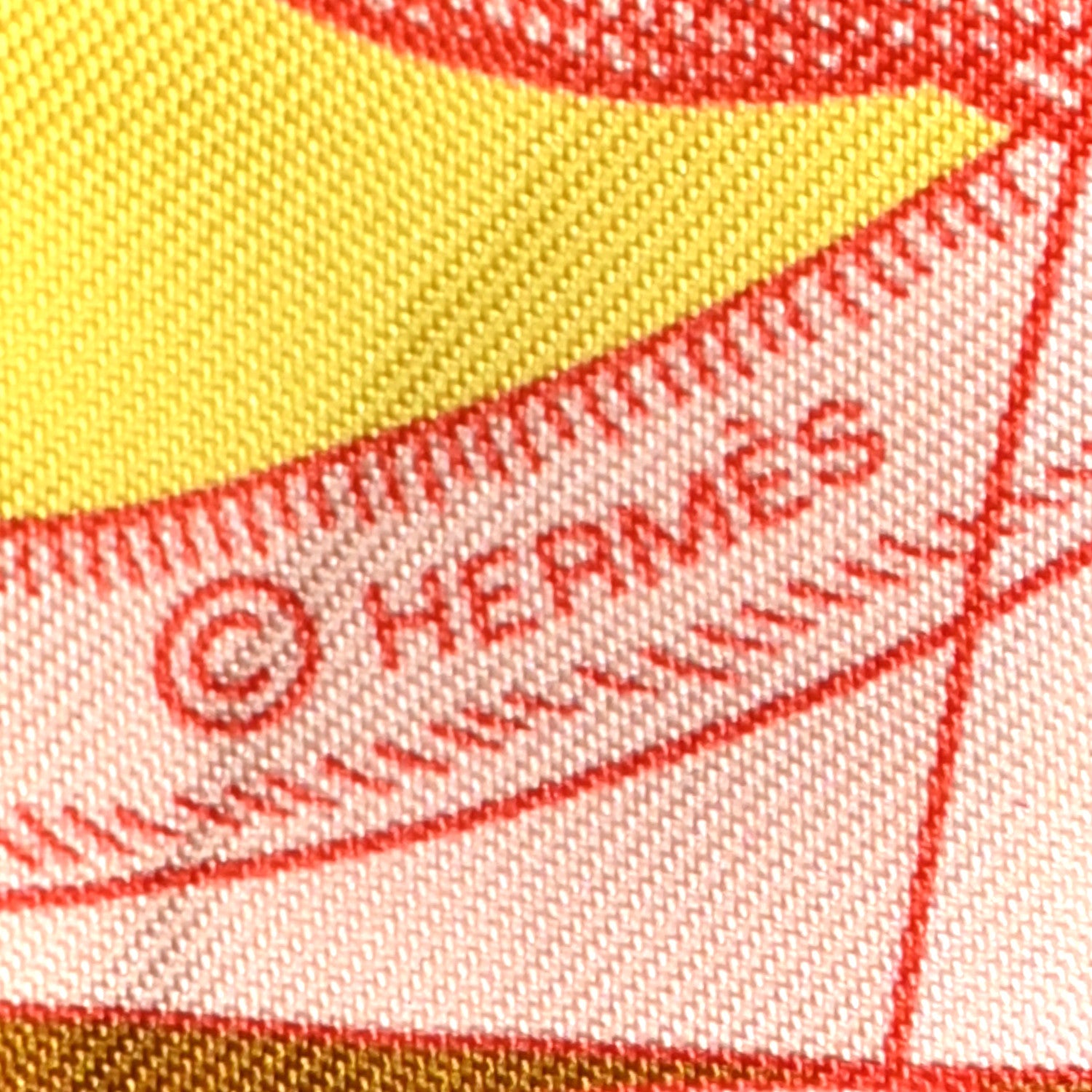 Hermes Silk Cavalleria D'Etriers Twilly Ocre Rose Vif Vert 3 of 6