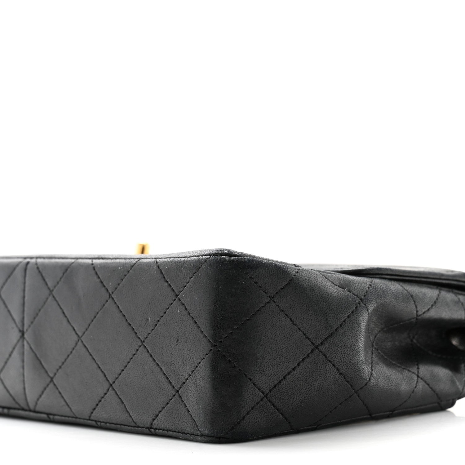 Chanel Lambskin Quilted Small Single Flap Black 12 of 15