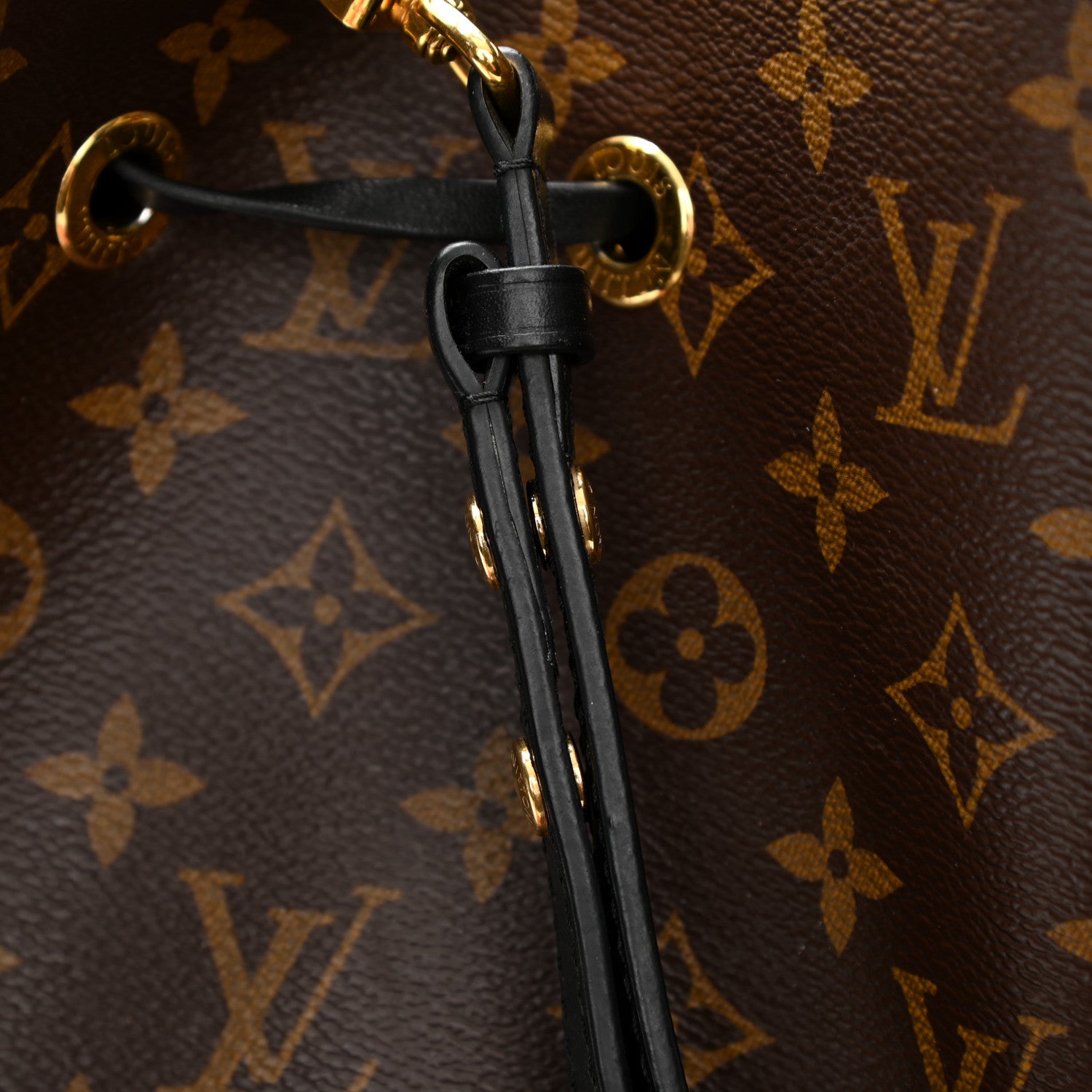 Louis Vuitton Monogram Neonoe MM Black 10 of 11