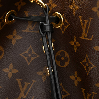 Louis Vuitton Monogram Neonoe MM Black 10 of 11